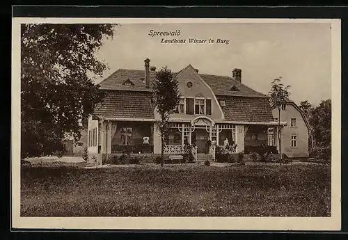 AK Burg /Spreewald, Pension Landhaus Winzer