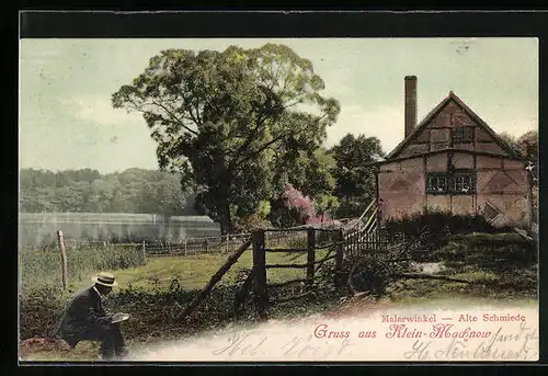 AK Klein-Machnow, Malerwinkel und alte Schmiede