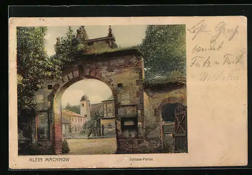 AK Klein Machnow, Schloss-Portal