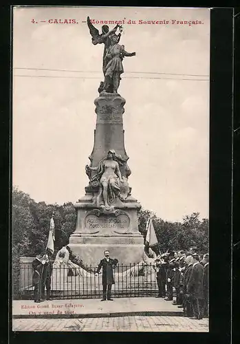 AK Calais, Monument du Souvenir