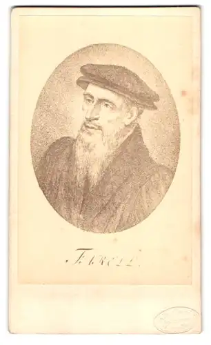 Fotografie Briquet & Fils, Geneve, Portrait schweizer Maler Tarell im Portrait