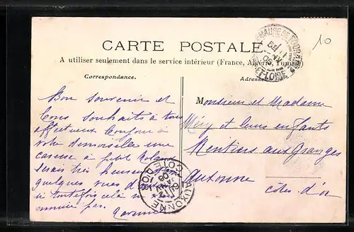 AK Sainte-Maure, Route Nationale vers Tours