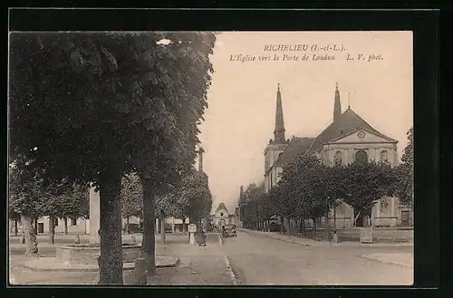 AK Richelieu, L`Église vers la Porte de Loudun