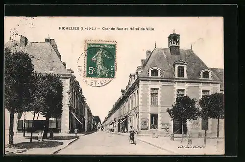 AK Richelieu, Grande Rue et Hôtel de Ville