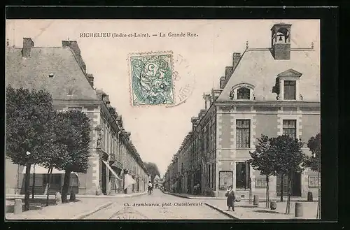 AK Richelieu, La Grande Rue, Strassenpartie