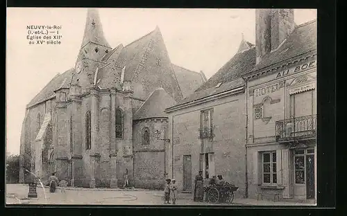 AK Neuvy-le-Roi, Eglise de XIIe au XVe siècle