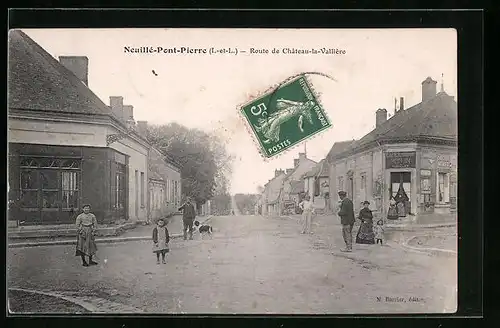 AK Neuillé-Pont-Pierre, Route de Château-la-Vallière