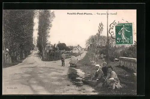 AK Neuillé-Pont-Pierre, Vue prise de l`Arche