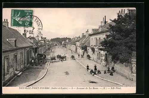 AK Neuillé-Pont-Pierre, Avenue de La Roue