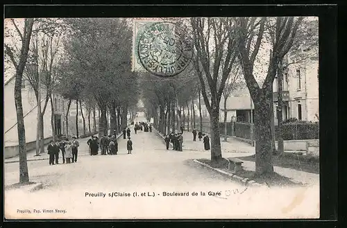 AK Preuilly-sur-Claise, Boulevard de la Gare