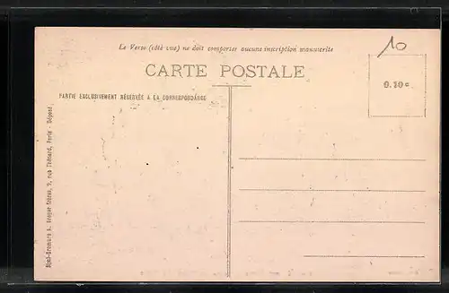 AK Neuillé-Pont-Pierre, Avenue de Roue, La Poste