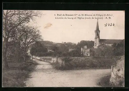 AK Saint-Étienne-de-Chigny, Pont de Bresnes