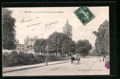 AK Loches, La tour St Antoine et le Château