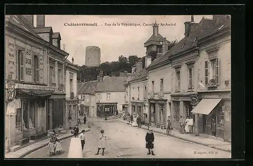 AK Châteaurenault, Rue de la République