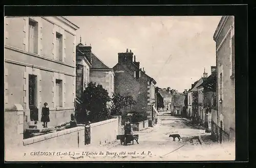 AK Chédigny, L`Entrée du Bourg