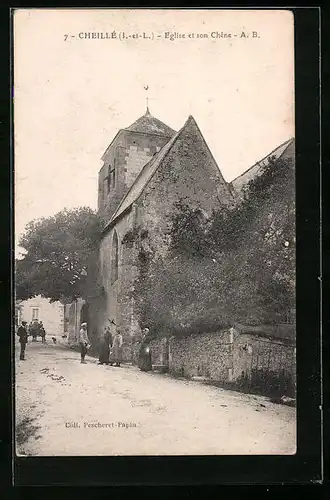 AK Cheillé, Eglise et son Chêne