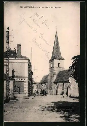AK Lignières, Place de l`Eglise