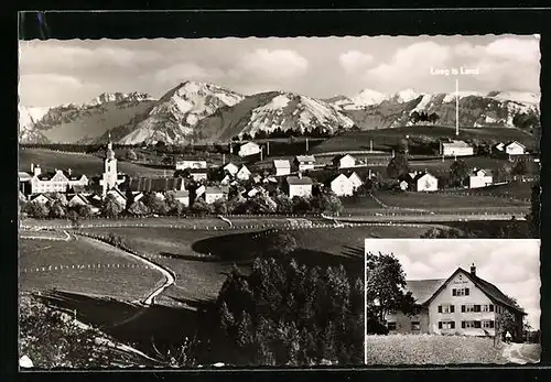 AK Scheidegg /Allg., Gasthaus Lueg is Land, Leo Karg, Hirschbergweg 25