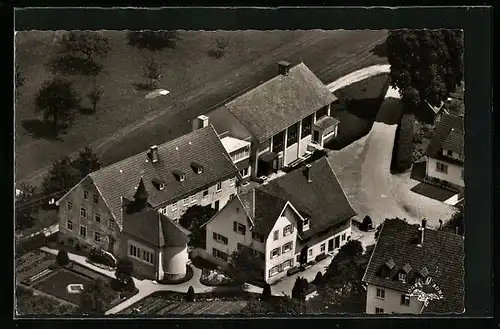 AK Moos - Eriskirch, Fliegeraufnahme vom St. Theresienheim