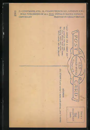 Künstler-AK Donald McGill: There you are, Gert...