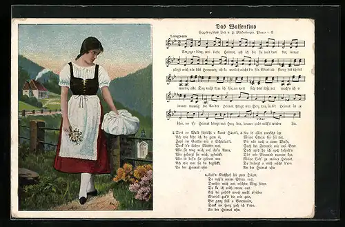 Lied-AK Hilmar Mückenberger: Das Waisenkind