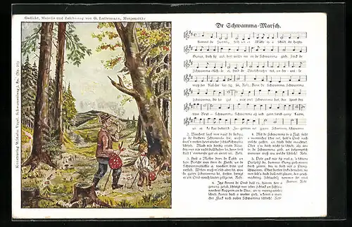 AK Dr Schwamma-Marsch, Vater und Sohn im Wald