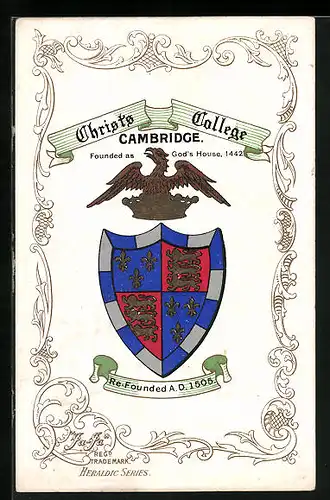 AK Christs College Cambridge, Wappen