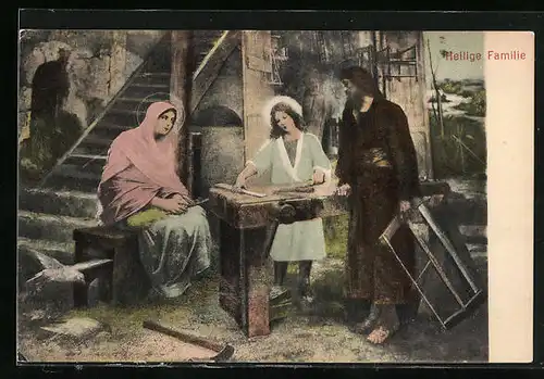 AK Die heilige Familie