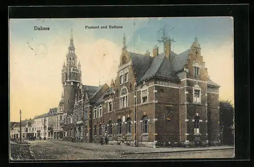 AK Dahme, Postamt und Rathaus