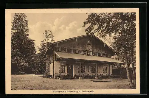 AK Falkenberg bei Freienwalde, Gasthaus Wanderhütte