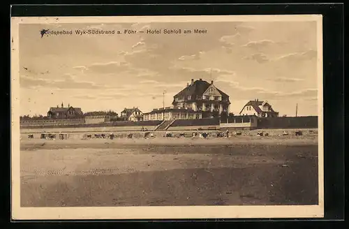 AK Wyk /Föhr, Hotel Schloss am Meer