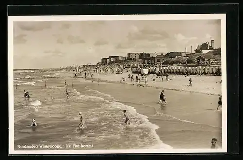 AK Wangerooge, Die Flut kommt