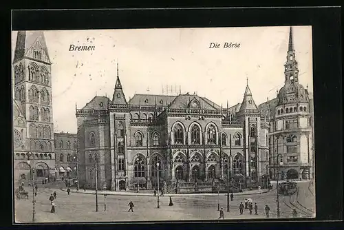 AK Bremen, Die Börse mit Vorplatz