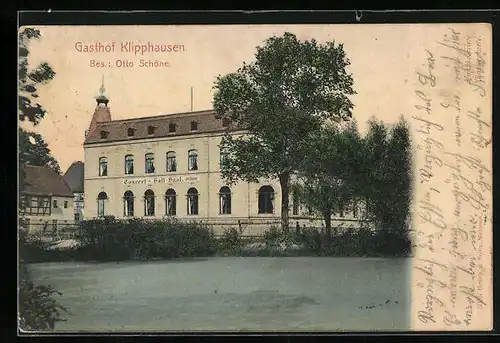 AK Klipphausen, Gasthof von Otto Schöne