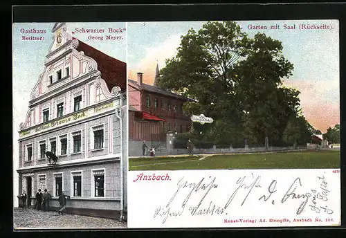 AK Ansbach, Gasthaus Schwarzer Bock