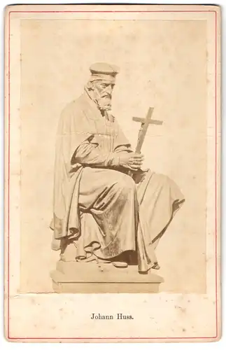 Fotografie Fotograf unbekannt, Worms, Statue Johann Huss am Lutherdenkmal in Worms