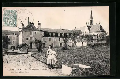 AK Sainte-Maure, Jardin du Couvent