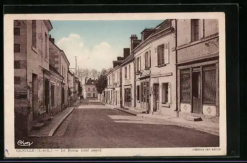 AK Genillé, Le Bourg, coté ouest