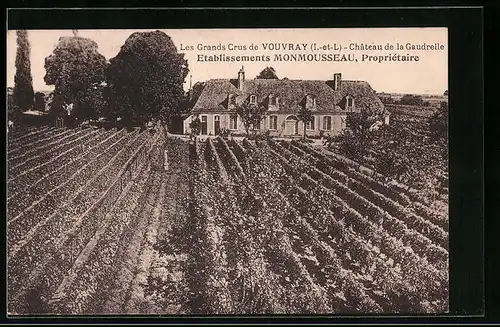 AK Vouvray, Chateau de la Gaudrelle, Etablissements Monmousseau