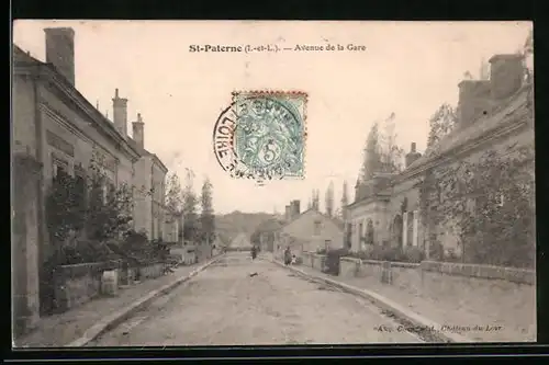 AK Saint-Paterne, Avenue de la Gare