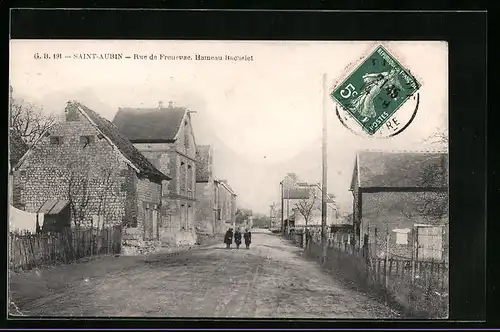 AK Saint-Aubin, Rue de Freneuse, Hameau Bachelet