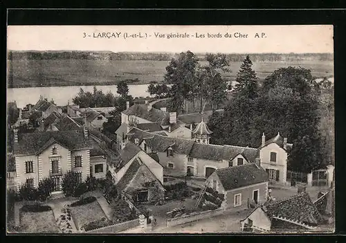 AK Larcay, Vue générale, Les bords du Cher