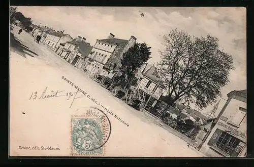 AK Sainte-Maure, Route Nationale