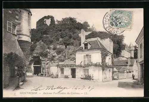 AK Montrésor, Ancienne Fortification du Chateau