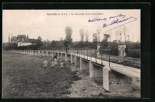 AK Genillé, La Passerelle de la Bourdillière