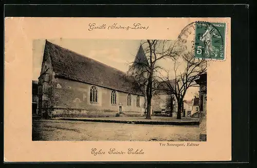 AK Genillé, Eglise Sainte-Eulalie