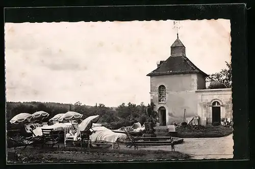 AK Reugny, Sanatorium de Launay, Terrasse