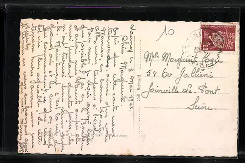 AK Reugny, Sanatorium de Launay, Terrasse