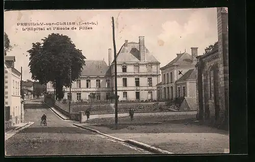 AK Preuilly-sur-Claise, L`Hôspital et l`Ecole de Filles