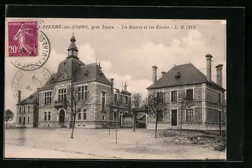 AK St-Pierre-des-Corps, La Mairie et les Ecoles